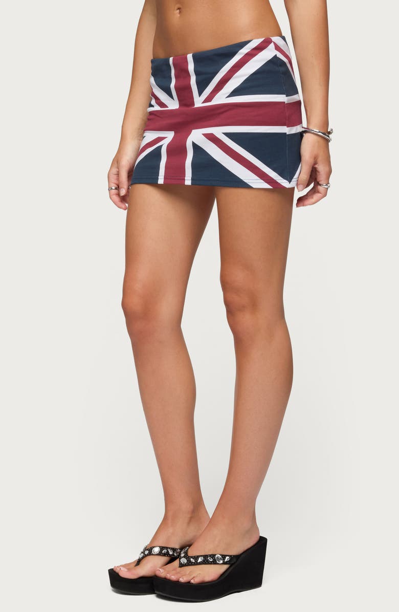 EDIKTED UK Lover Low Rise Miniskort, Alternate, color, White