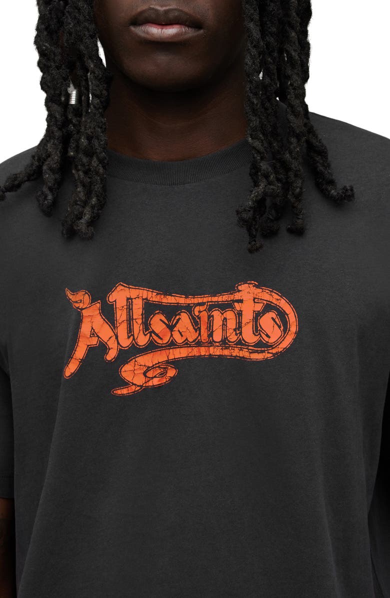 AllSaints Ceecee Logo Graphic T-Shirt, Alternate, color, 