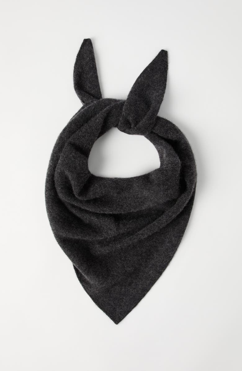 Brunello Cucinelli Foulard with monili, Alternate, color, Anthracite