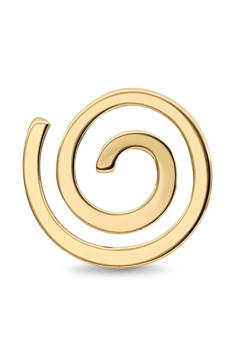 14K Gold Stud Earrings, Alternate, color, 14KY