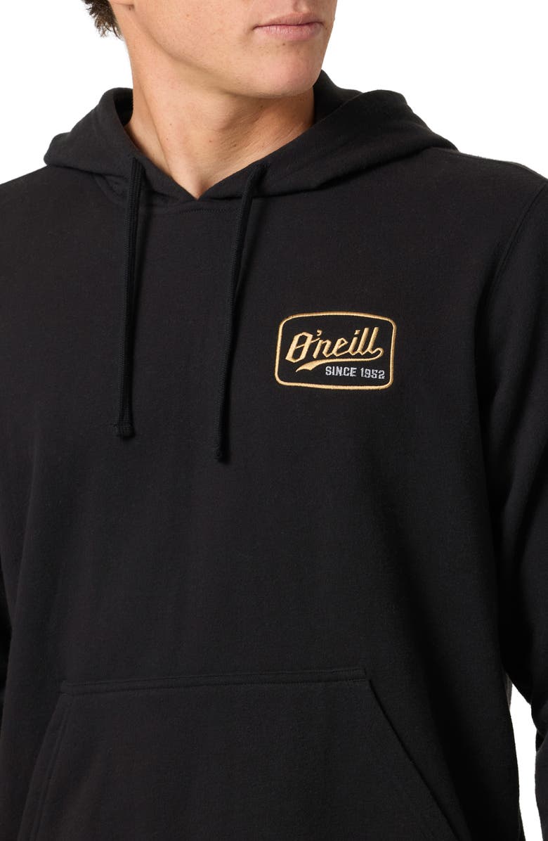 O'Neill Fifty-Two Cliffs Hoodie, Alternate, color, Black