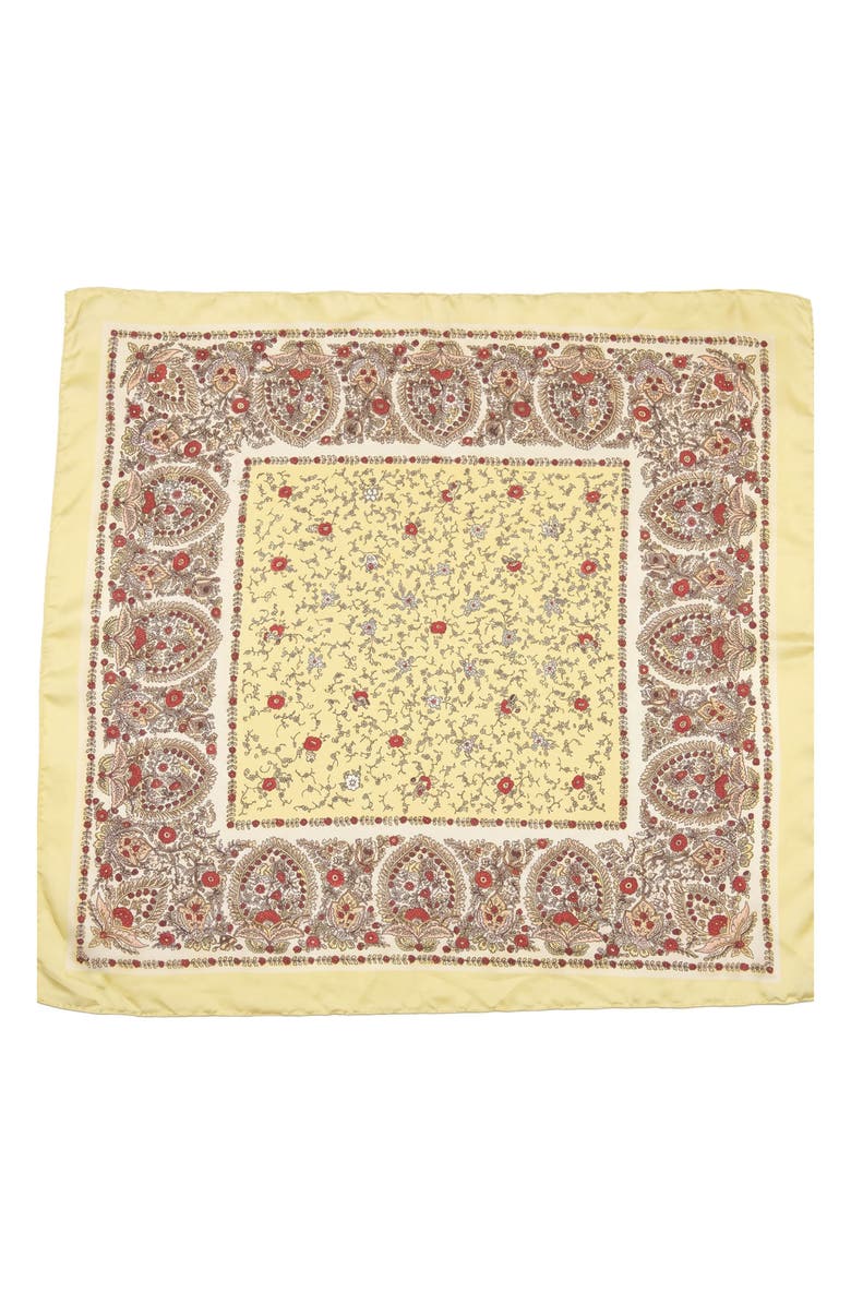 MARCUS ADLER Floral Satin Scarf, Main, color, 