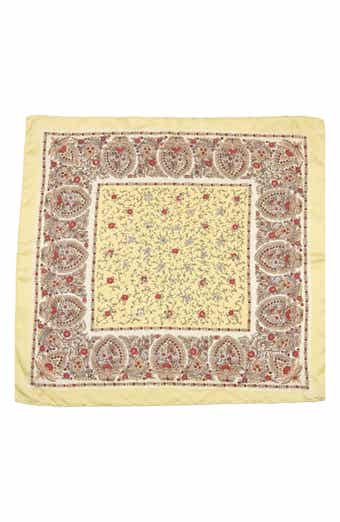 Floral Satin Scarf