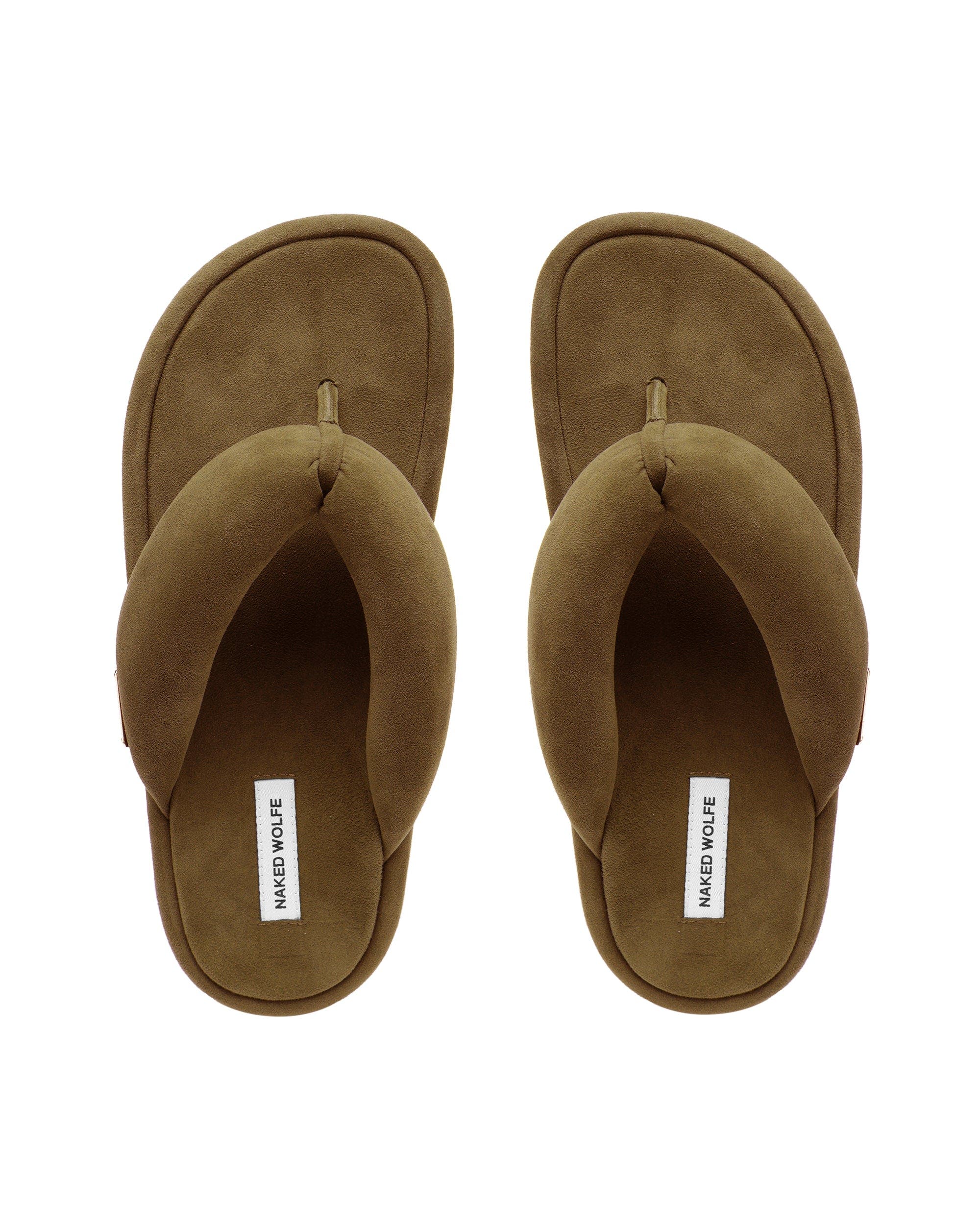 Naked Wolfe Hilary Suede Sandal, Alternate, color, Tan