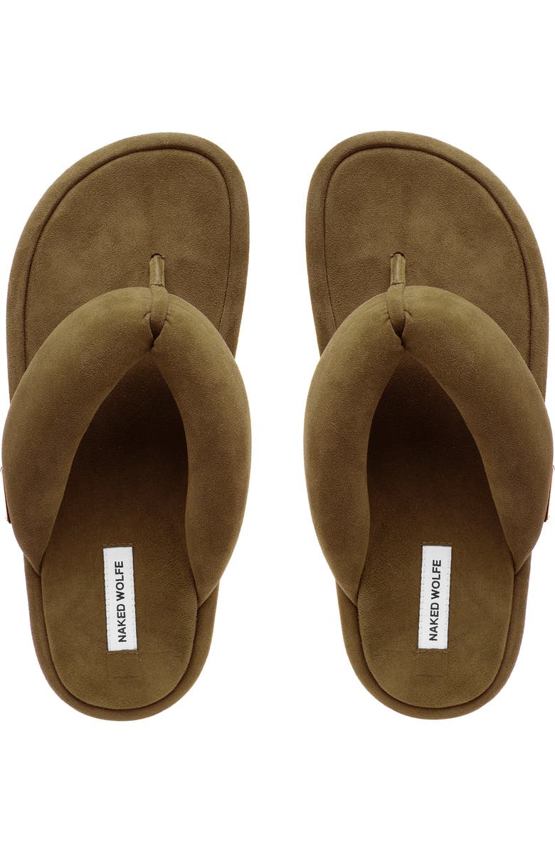 Naked Wolfe Hilary Suede Sandal, Alternate, color, Tan