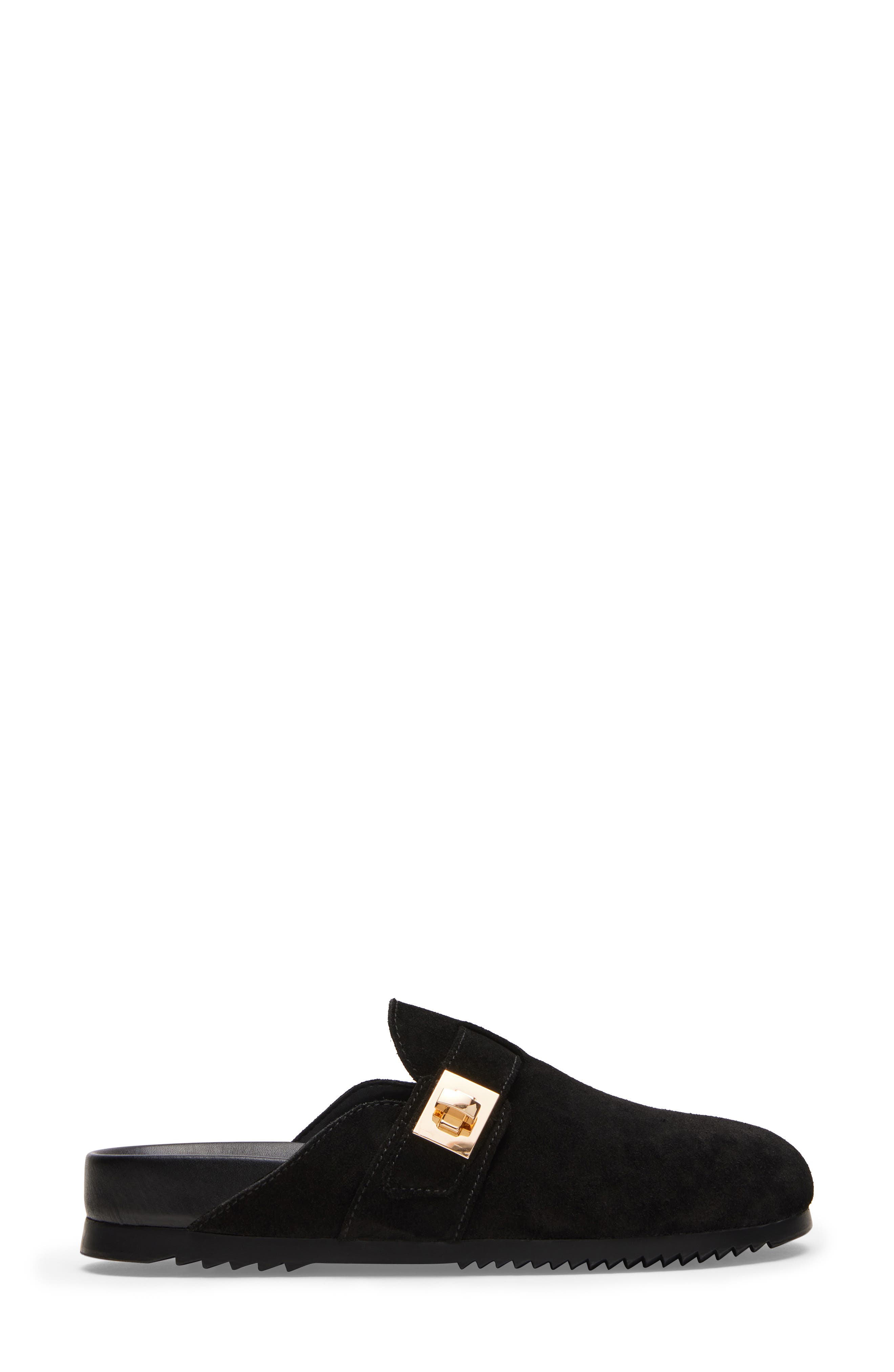 Money Clog, Alternate, color, BLACK SUED