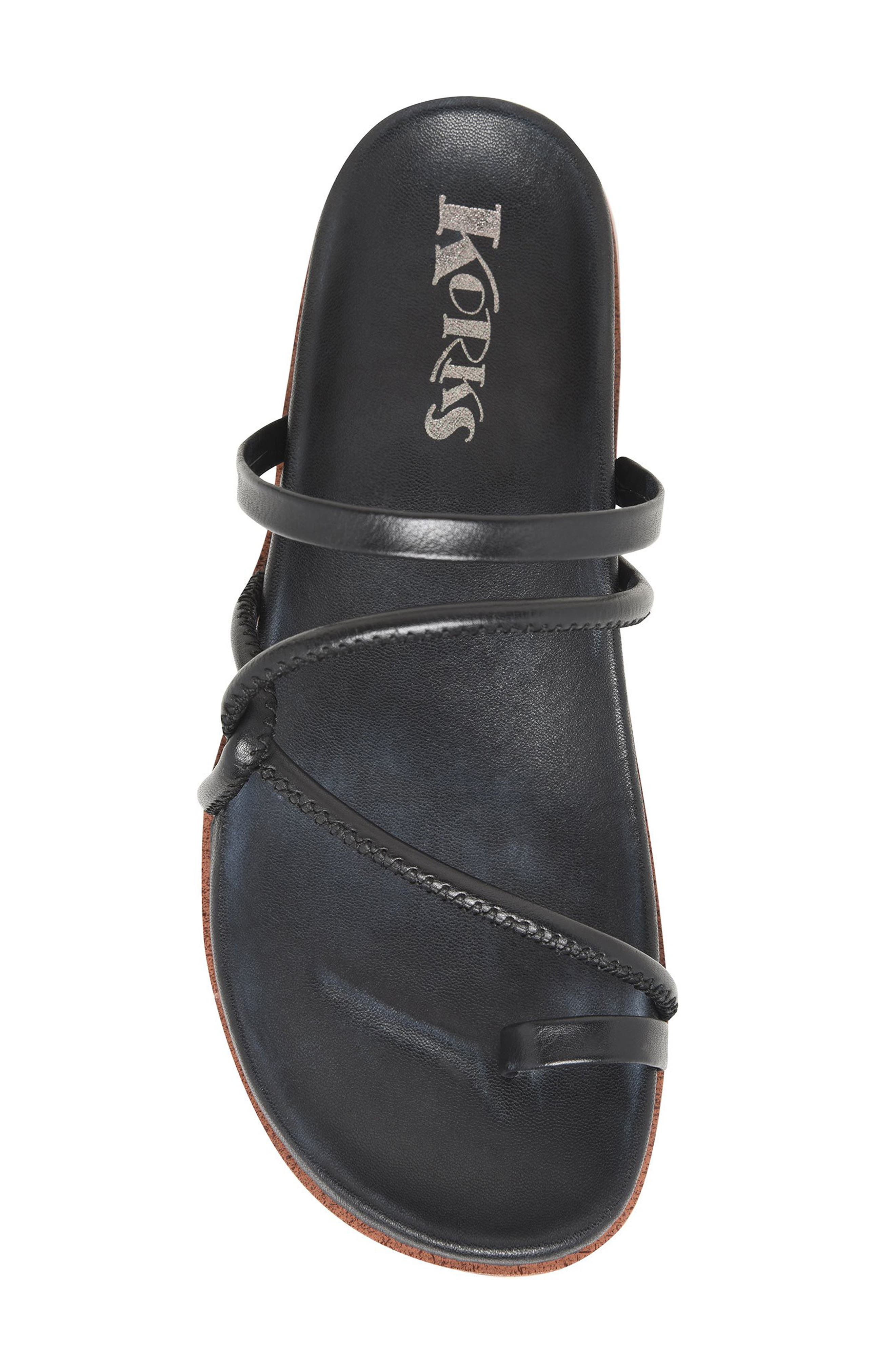 KORKS Audra Sandal, Alternate, color, Black