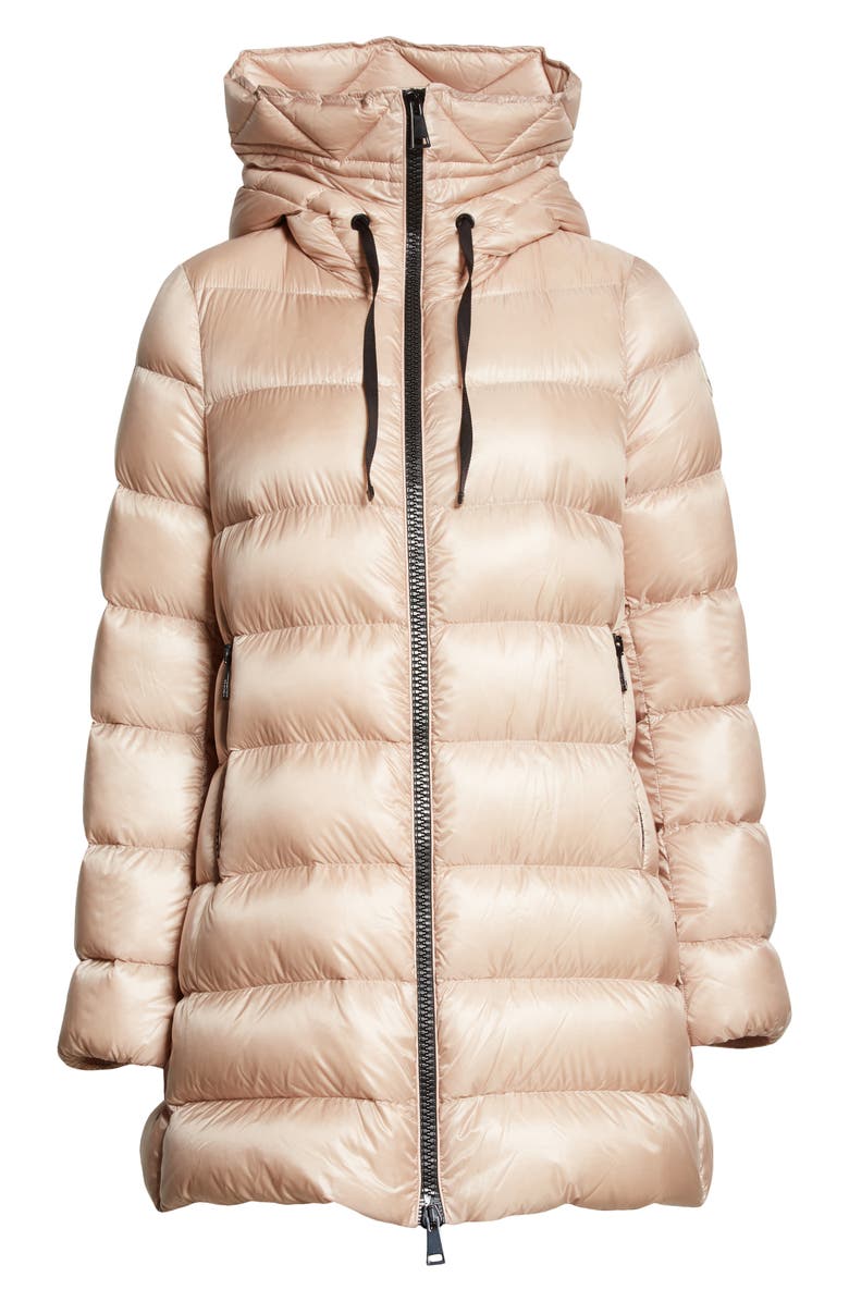Moncler Suyen Water Resistant Hooded Down Puffer Coat, Alternate, color, 