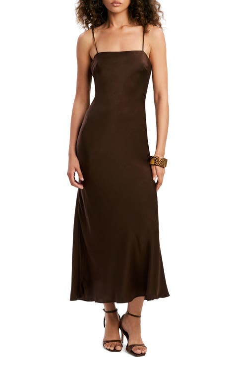 Marlo Satin Cocktail Slipdress
