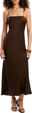 Bardot Marlo Satin Cocktail Slipdress