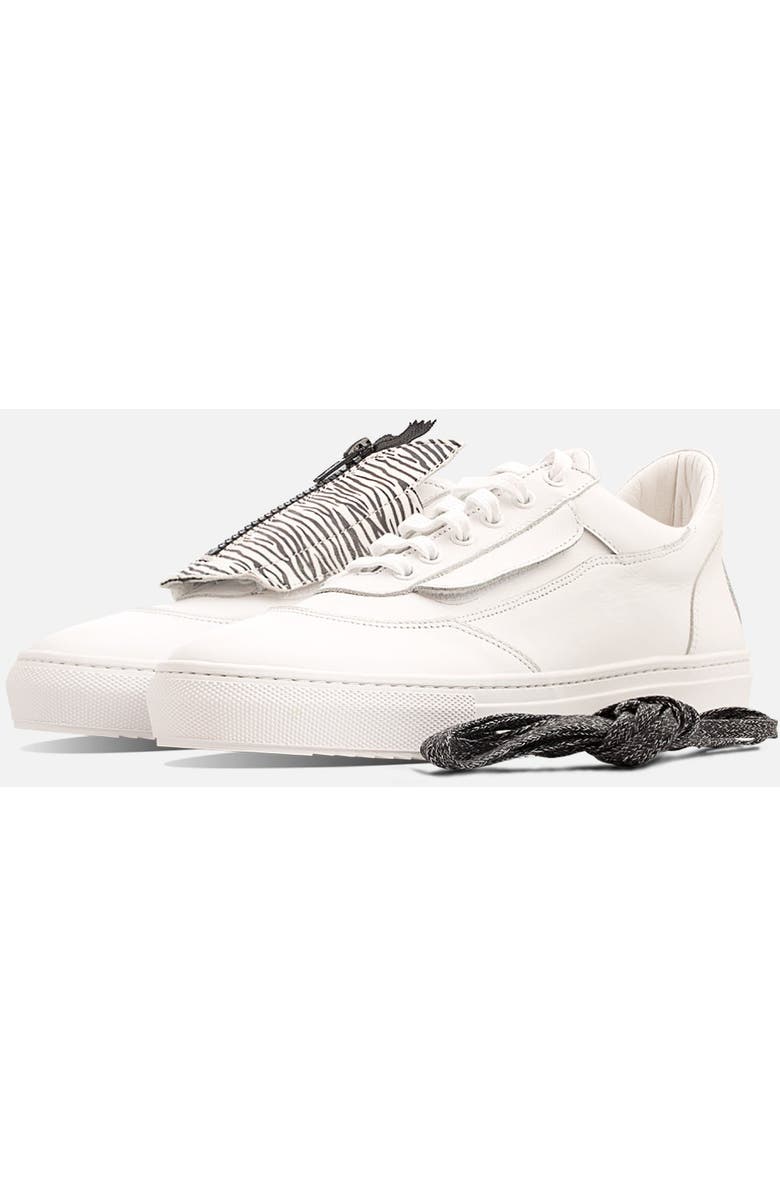 Fini Bold White Sneaker - Unisex, Alternate, color, White