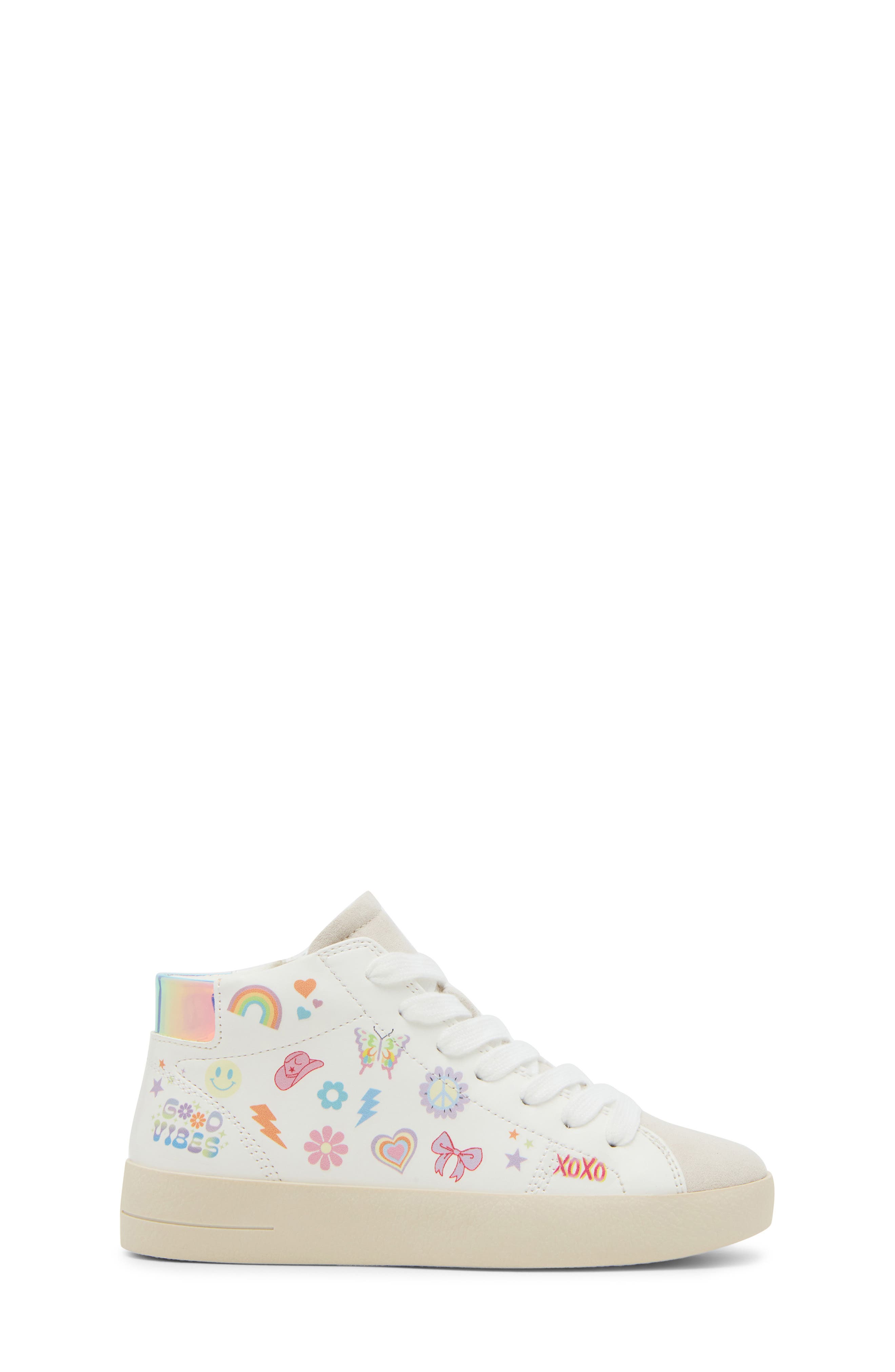 Steve Madden Kids' Doodle Sneaker, Alternate, color, White