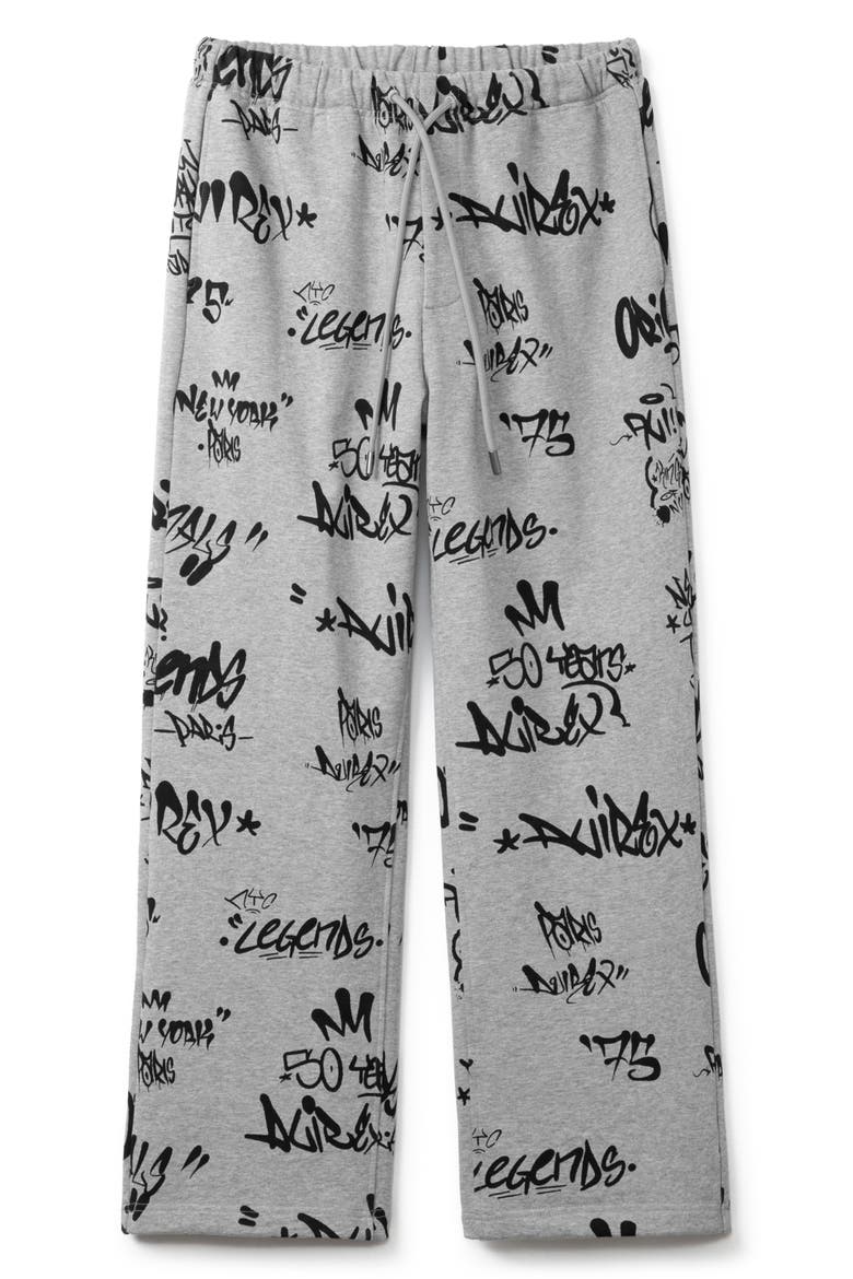 Graffiti Sweatpants, Alternate, color, HEATHER GREY