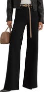 Reiss Jas High Waist Wide Leg Jeans