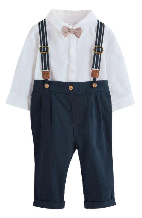 Kids' 3-Piece Shirt, Pants & Braces Set