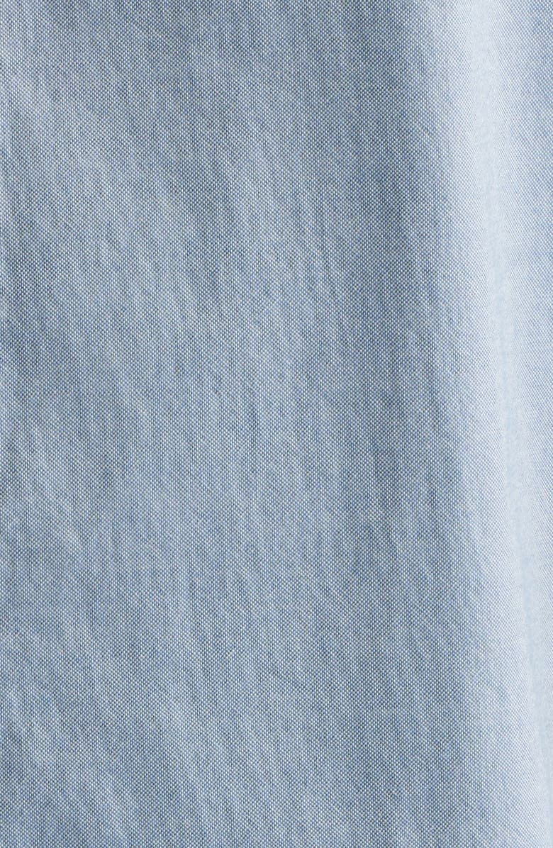 James Campbell Coronas Regular Fit Cotton Button-Up Shirt, Alternate, color, Blue