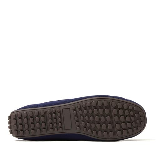 Dearfoams Hazel Stretch Knit Driving Loafer Slipper In Blue