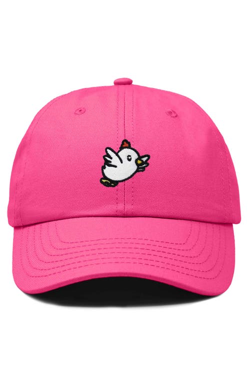 DALIX DALIX CHICKEN EMBROIDERED COTTON CAP 