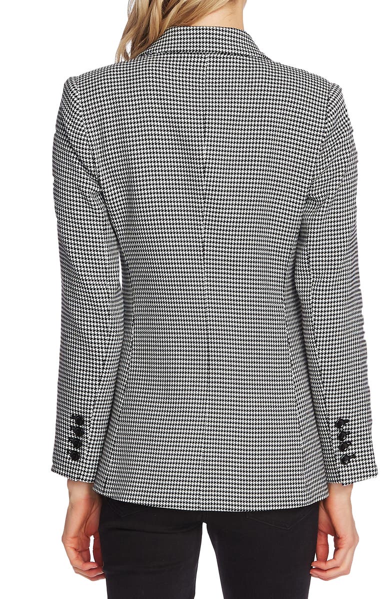 Vince Camuto Houndstooth Double Breasted Jacket, Alternate, color, 