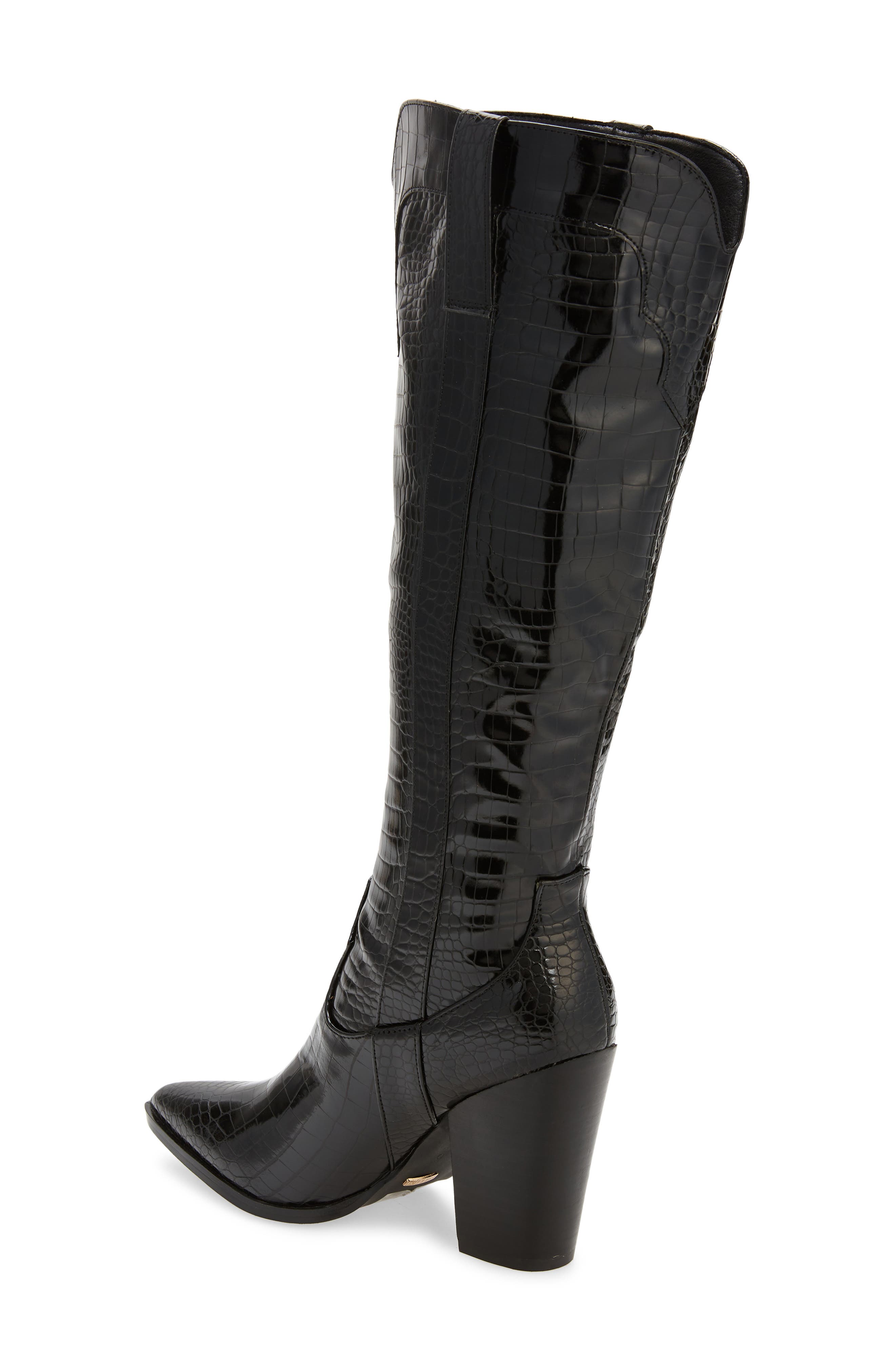Billini Francoise Pointed Toe Knee High Boot, Alternate, color, 