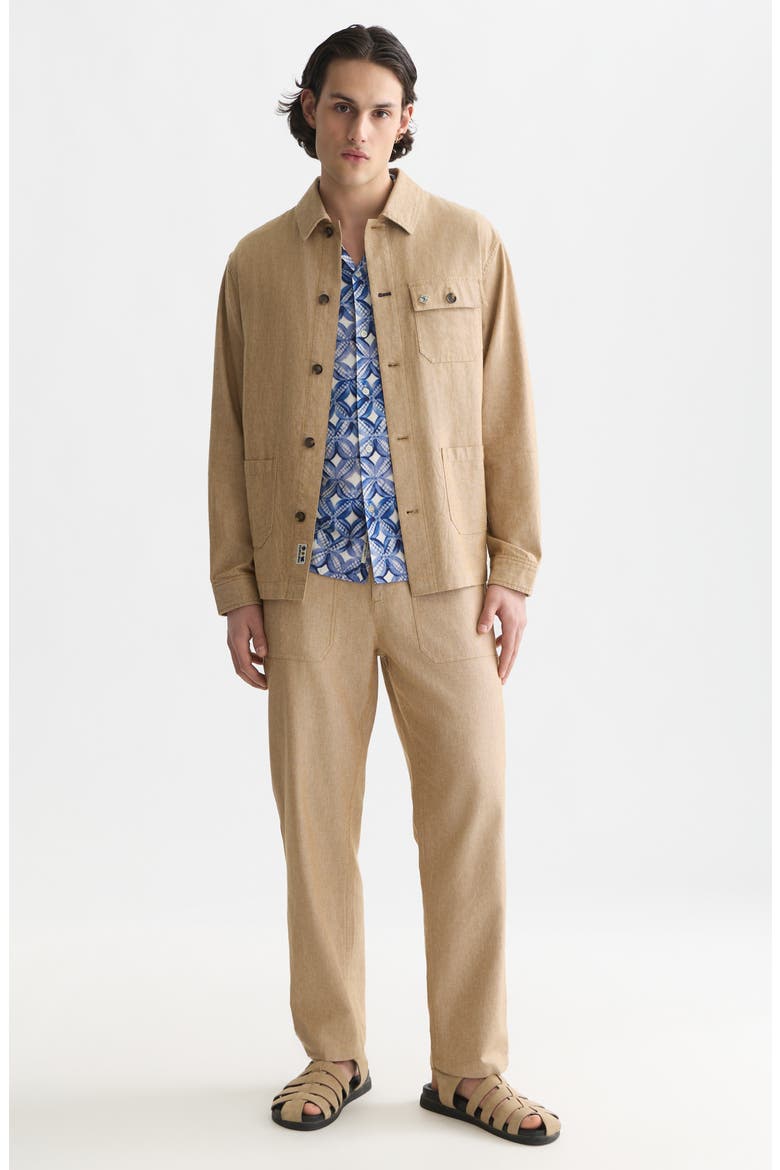 Worker Shirt Jacket, Alternate, color, DIJON
