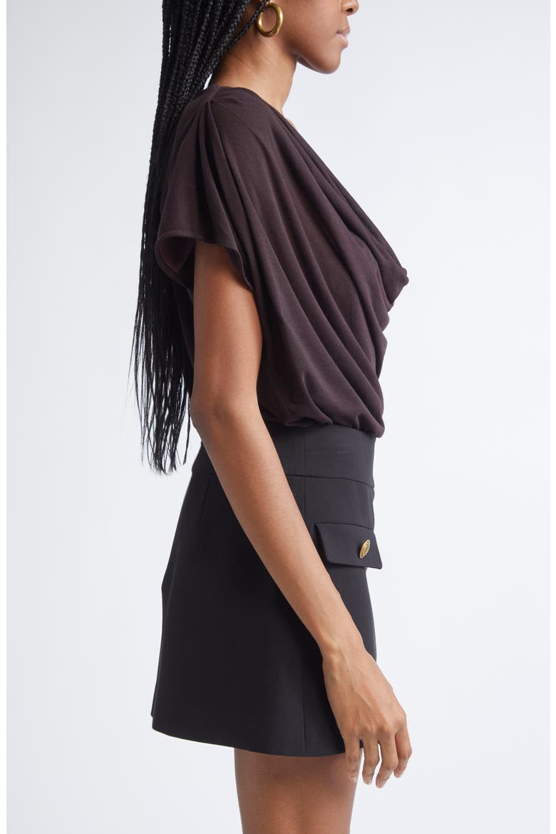 Dorothy Cowl Neck Top, Alternate, color, BLACKBERRY