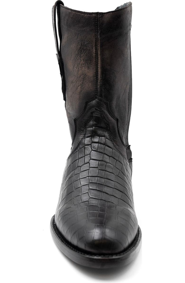 Ferrini Men's Winston Zippered Western Boot, Alternate, color, Black