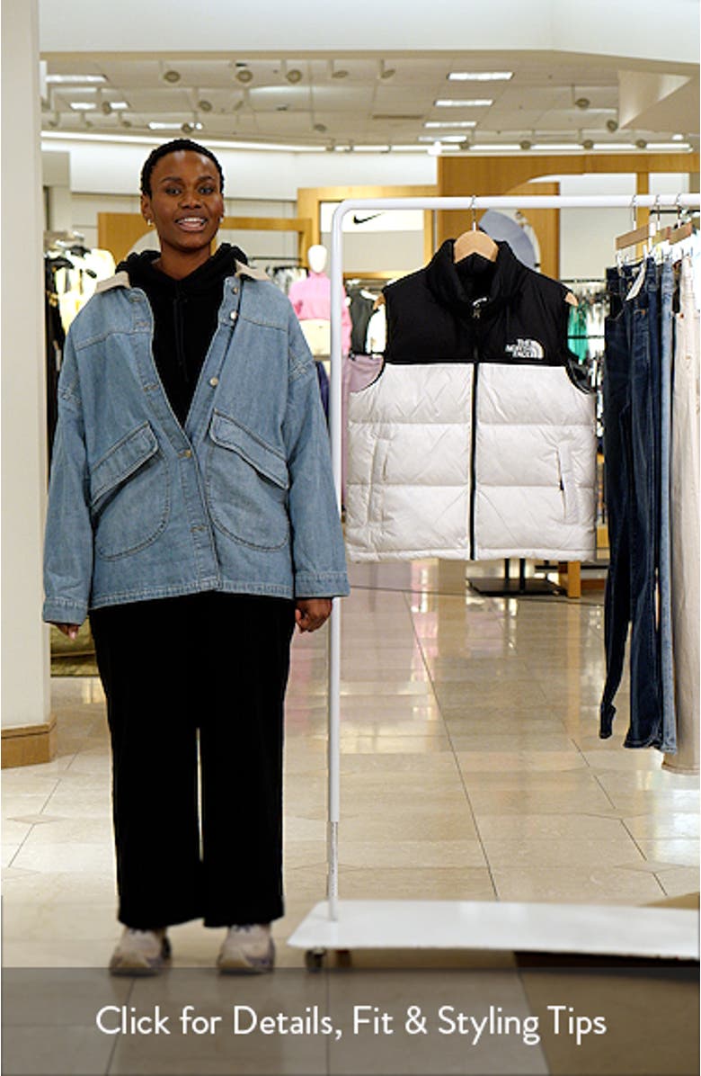 1996 Retro Nuptse Water Resistant Down Puffer Vest, sales video thumbnail