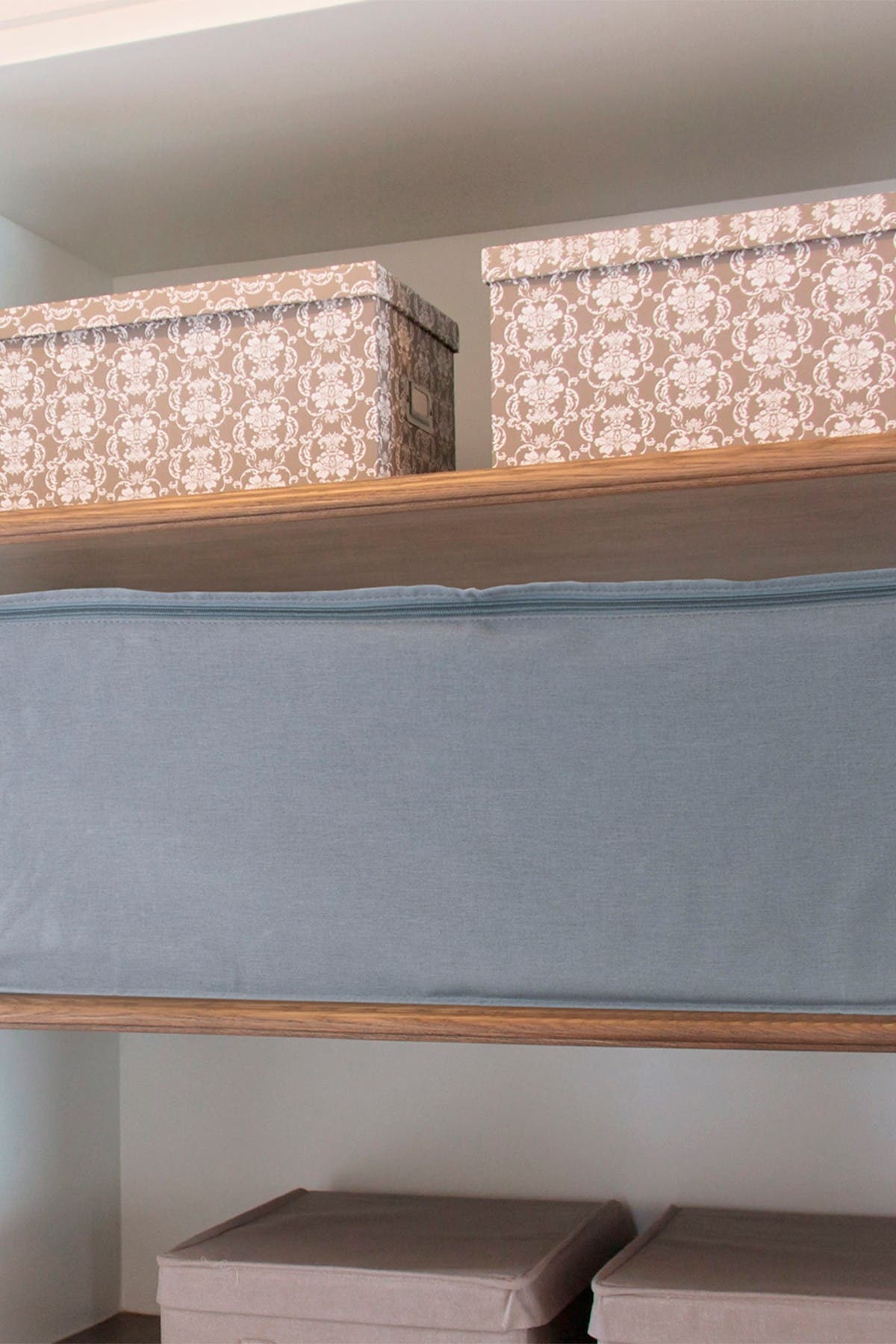 SORBUS Jumbo Foldable Storage Organizer Bag - Grey, Alternate, color, 