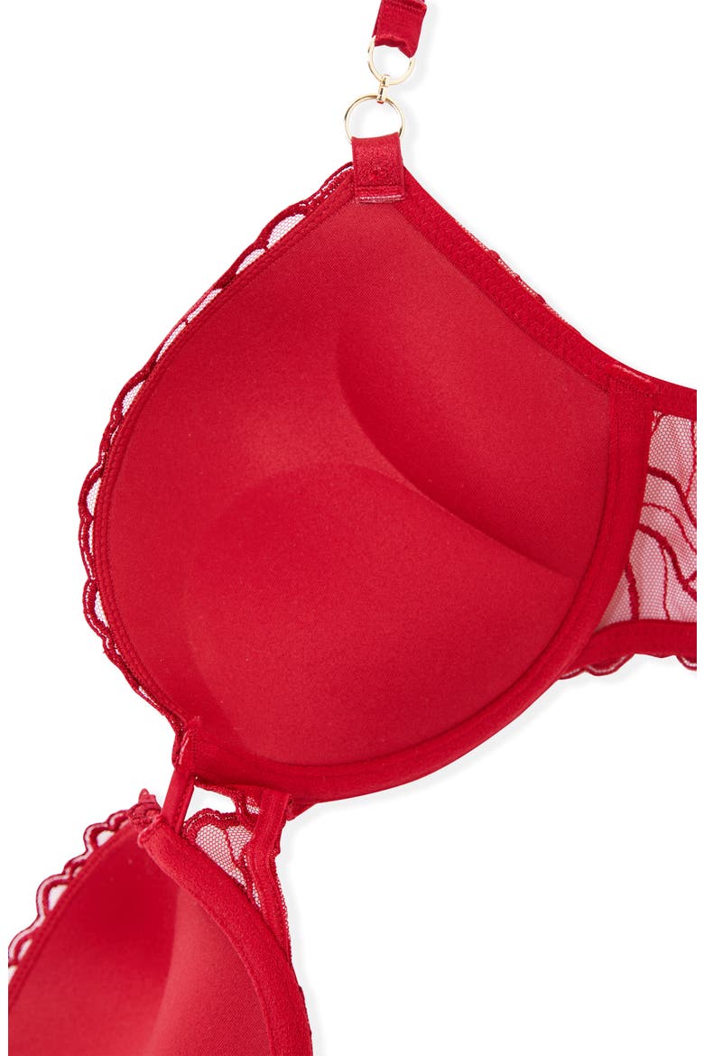 Envolee N°9 Underwire Bra, Alternate, color, RED