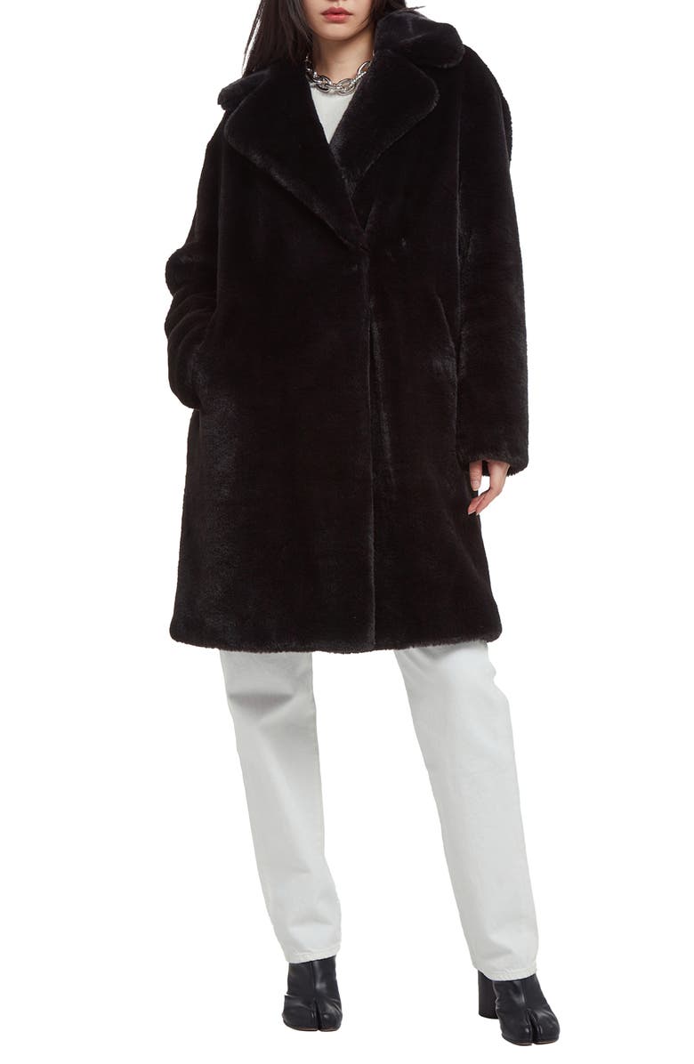 Apparis Imani Faux Fur Coat, Main, color,