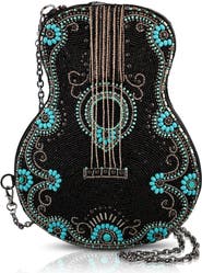 Mary Frances Accessories Turquoise Tune Crossbody Handbag