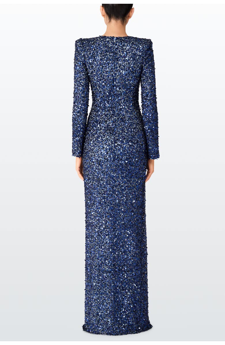 Jenny Packham Marie Maxi Dress, Alternate, color, Delta Blue