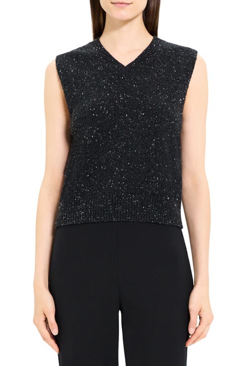 Marled Wool & Cashmere Sweater Vest