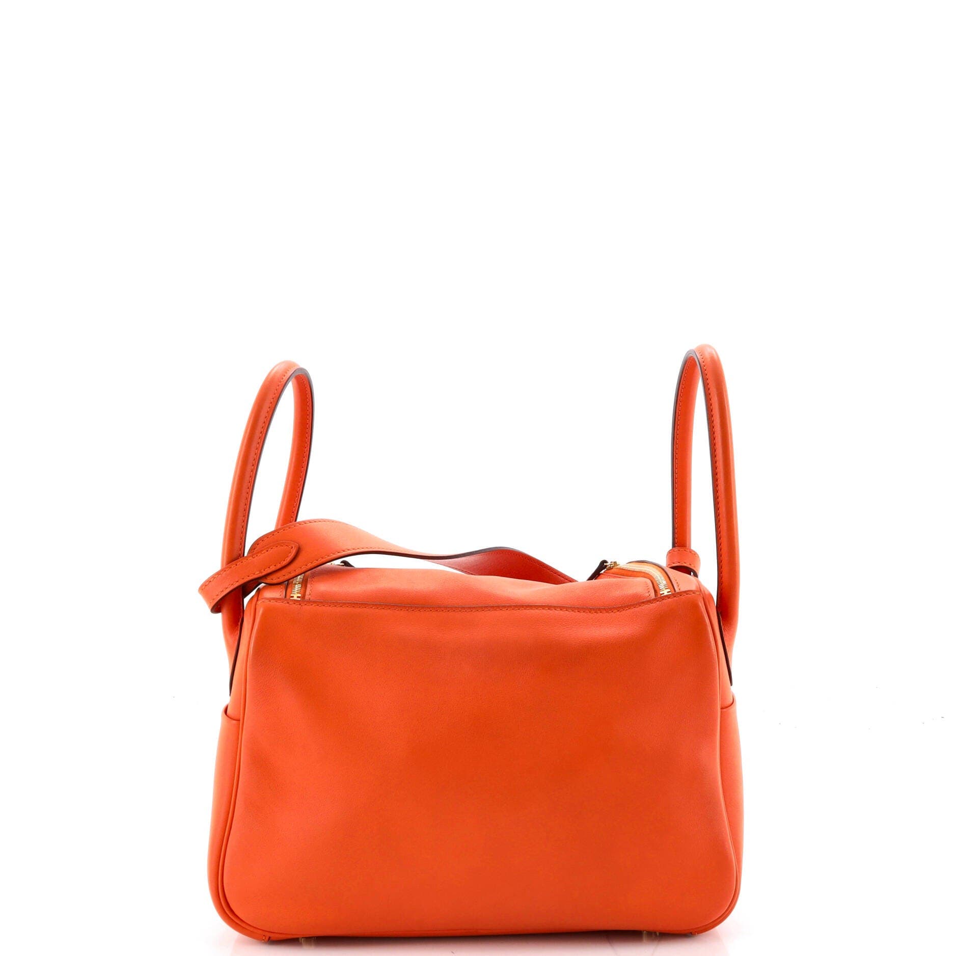 Pre-Owned Hermes Lindy Bag Verso Swift 26, Alternate, color, Verso-Orange H/Vermillion
