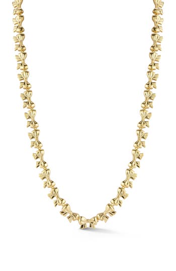 Sphera Milano Bow Necklace In Gold