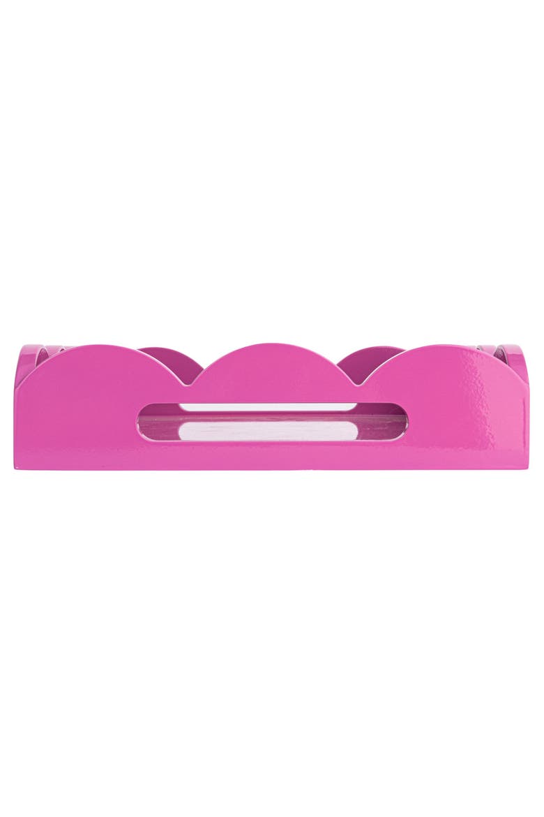 Wood Tray, Alternate, color, Pink