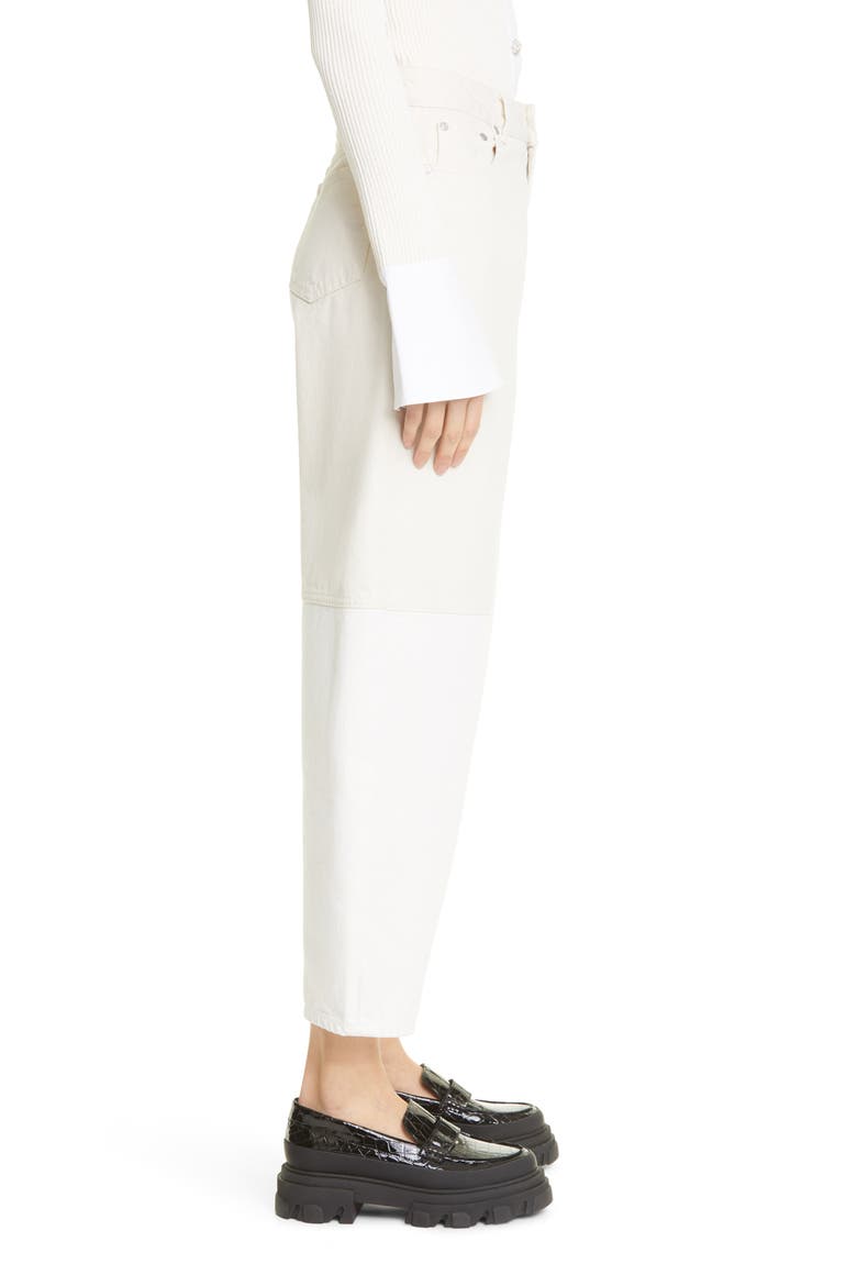 Straight Leg Organic Cotton Jeans, Alternate, color, VANILLA ICE