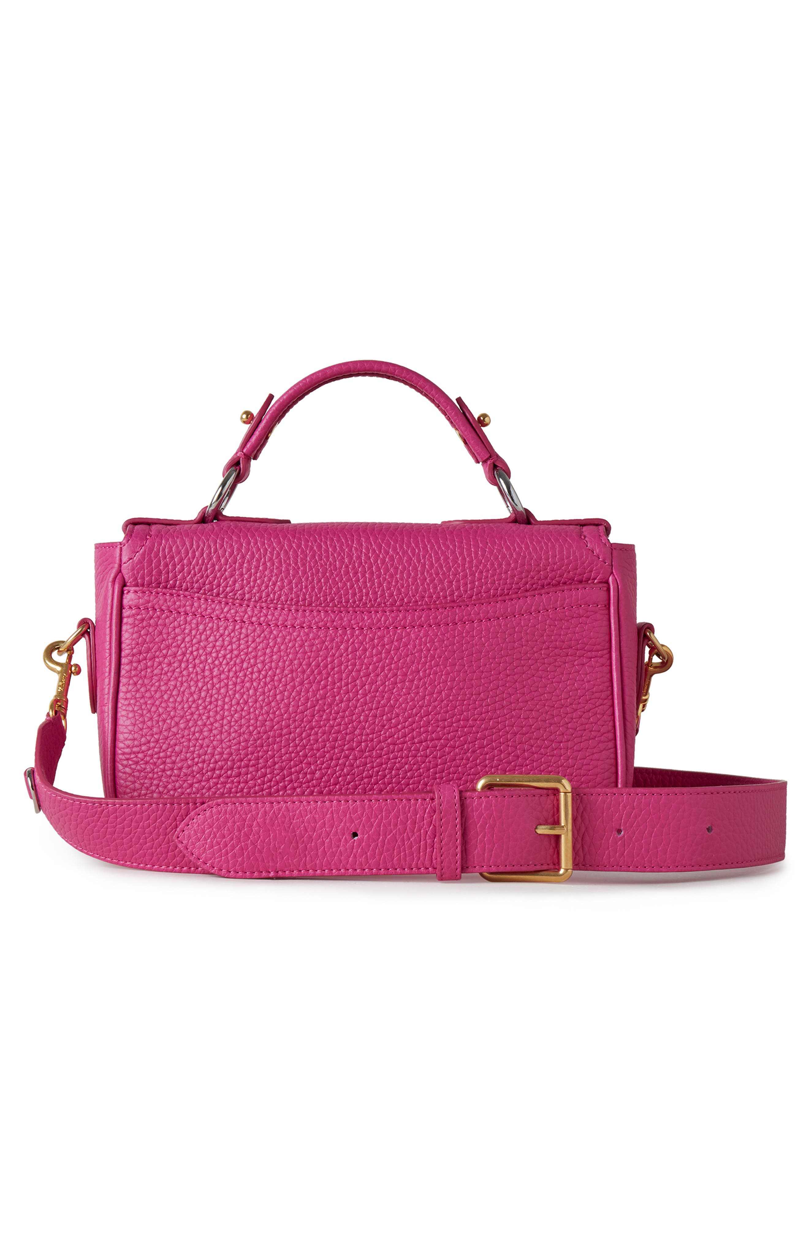 Mulberry Small Bryn Leather Top Handle Bag, Alternate, color, 
