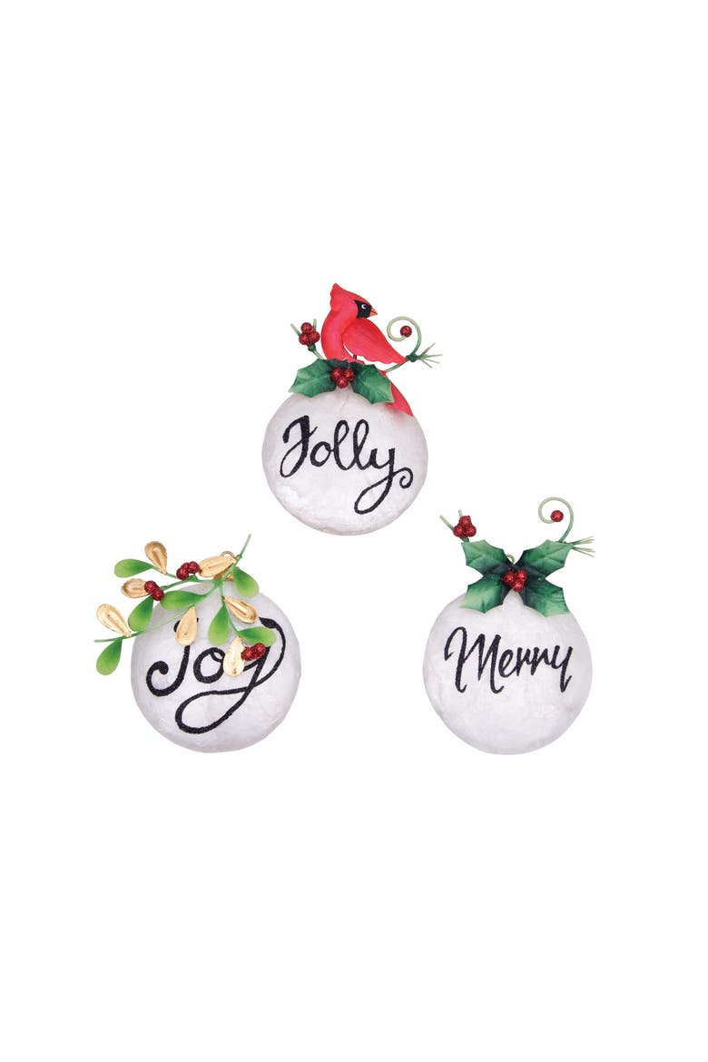 Franklin Disk Ornament A/3, Main, color, White