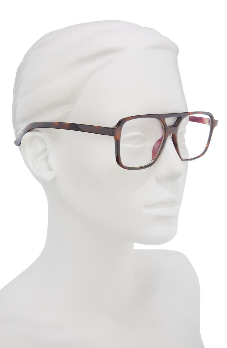 BP. Aviator Blue Light Blocking Glasses, Alternate, color, Tortoise