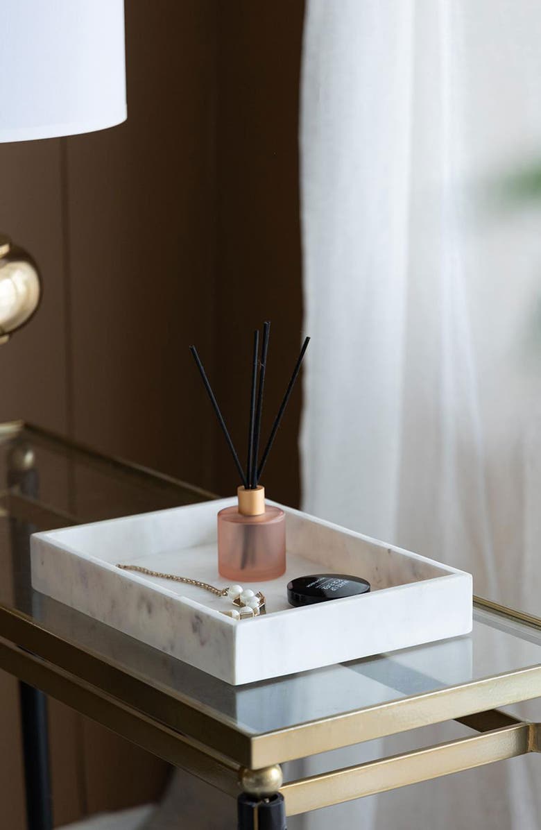 A & B Home Marble Tray, Alternate, color, 