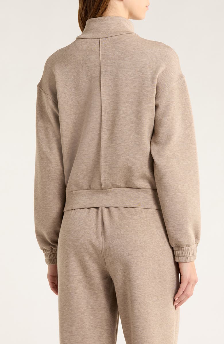SPANX<sup>®</sup> Brushed AirEssentials<sup>®</sup> Jacket, Alternate, color, Birch Heather