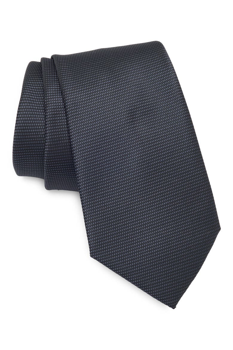 Anthony Solid Tie, Main, color, BLACK