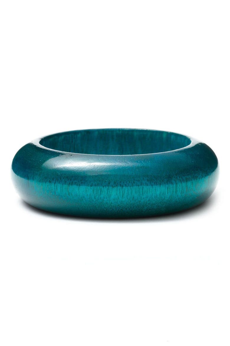 Wood Bangle Bracelet, Main, color, BERRY