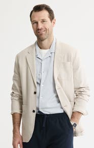 JACHS Linen Blend Blazer
