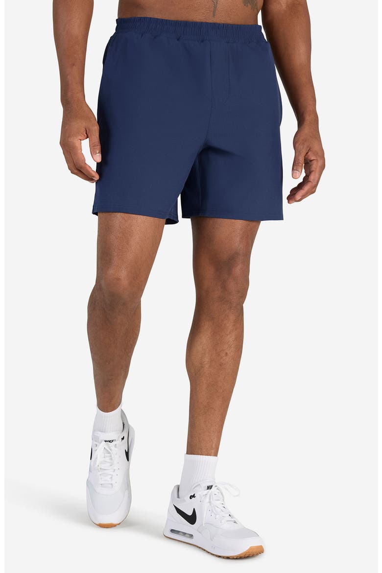 Range 6-Inch Layered Golf Shorts, Main, color, DARK NAVY