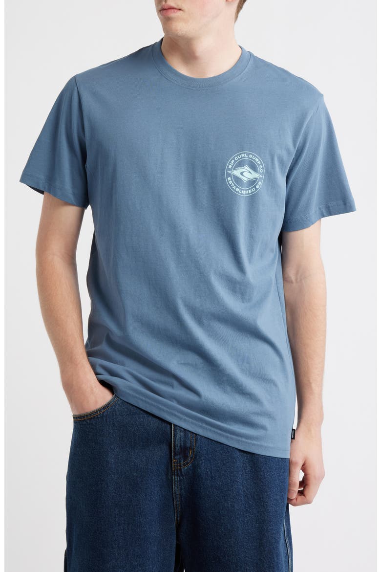 Logo Graphic T-Shirt, Main, color, BLUEFIN