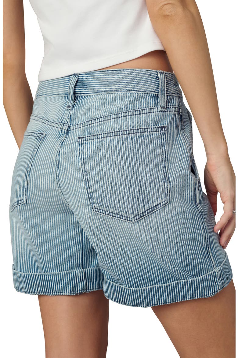 The Cuffed Trouser Shorts, Alternate, color, RAILROAD