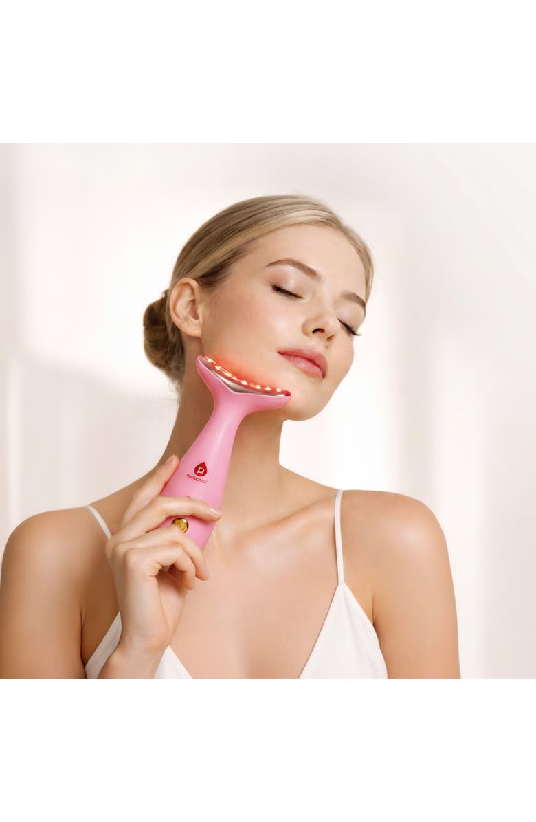 PURSONIC LED Light Therapy Face Mask & Sculpting Wand, Alternate, color, Multicolor